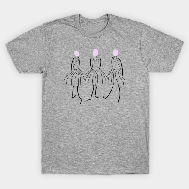 corp de ballet dancers T-Shirt by Notfit2wear